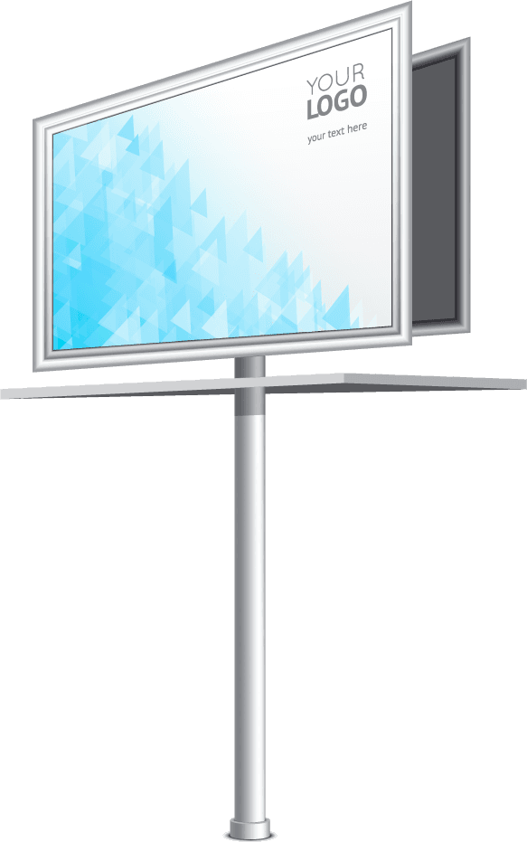 realistic 3d billboard mockup design