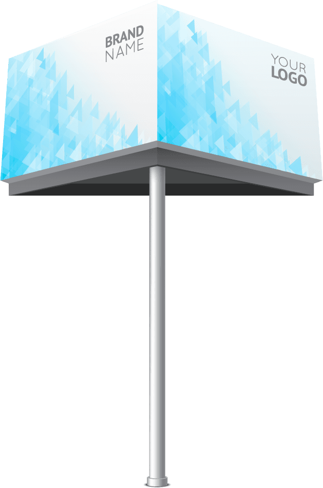 realistic 3d billboard mockup design for advertising your brand effectively online