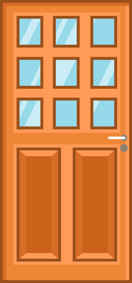 detailed colorful front doors with multiple windows for modern home aesthetics