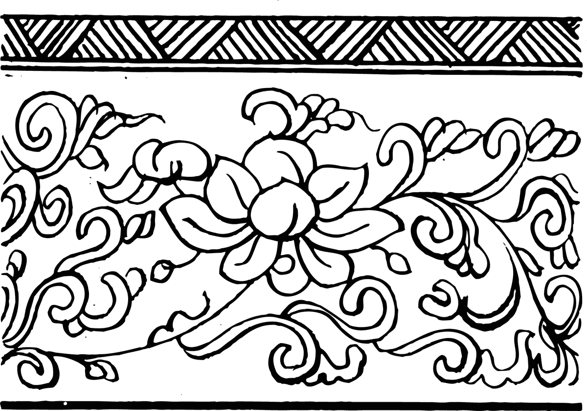 detailed pattern classical pattern vector with elegant floral elements for versatile use