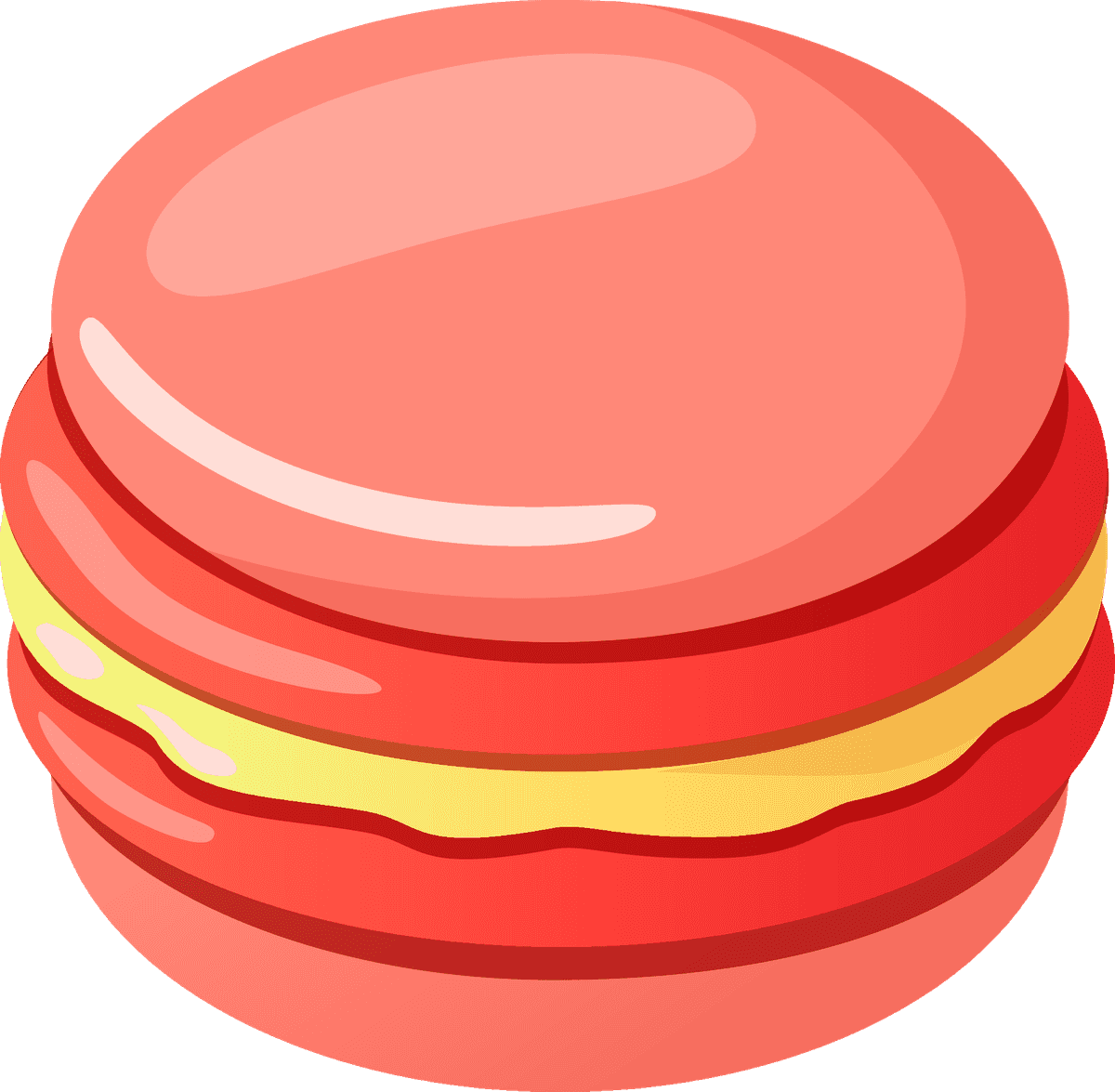 difference sweets cake icon featuring delicious macaron in vibrant colors and unique shape