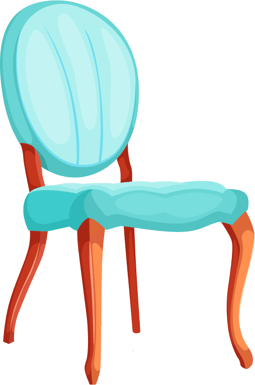 different colorful chairs armchairs illustration