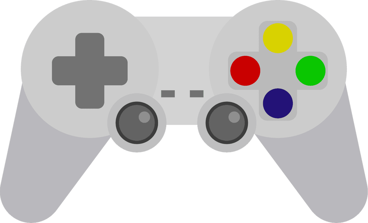 different consoles orange background featuring retro game controllers and vibrant colors
