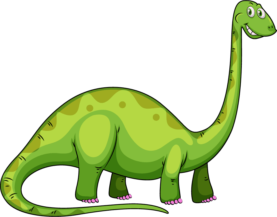 different dinosaur cartoon character isolated with vibrant design for children's projects