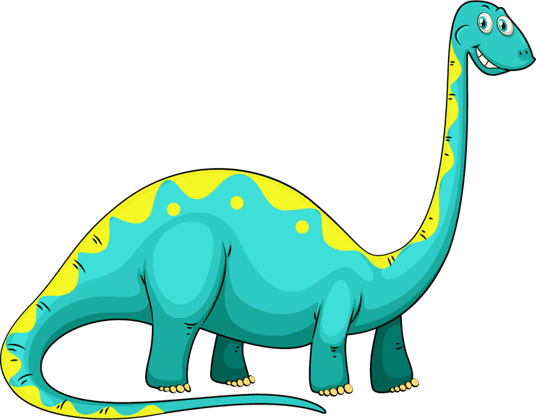 different dinosaur cartoon character isolated with a playful appearance and bright colors