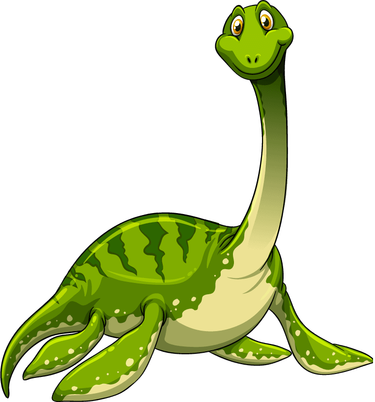 different dinosaur cartoon character isolated in vibrant colors for children's entertainment and education