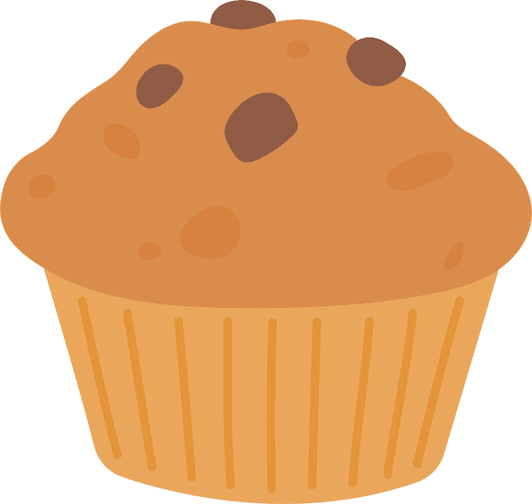 different kinds of bakery desserts and plate for