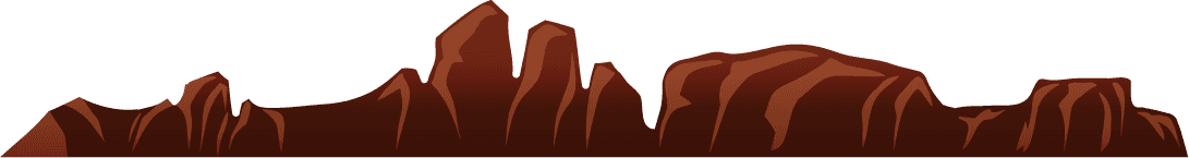 different patterns of canyons and roads illustration