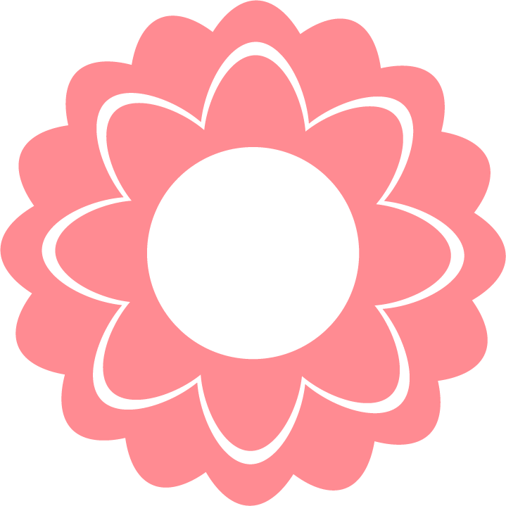 different patterns of flower shape designs