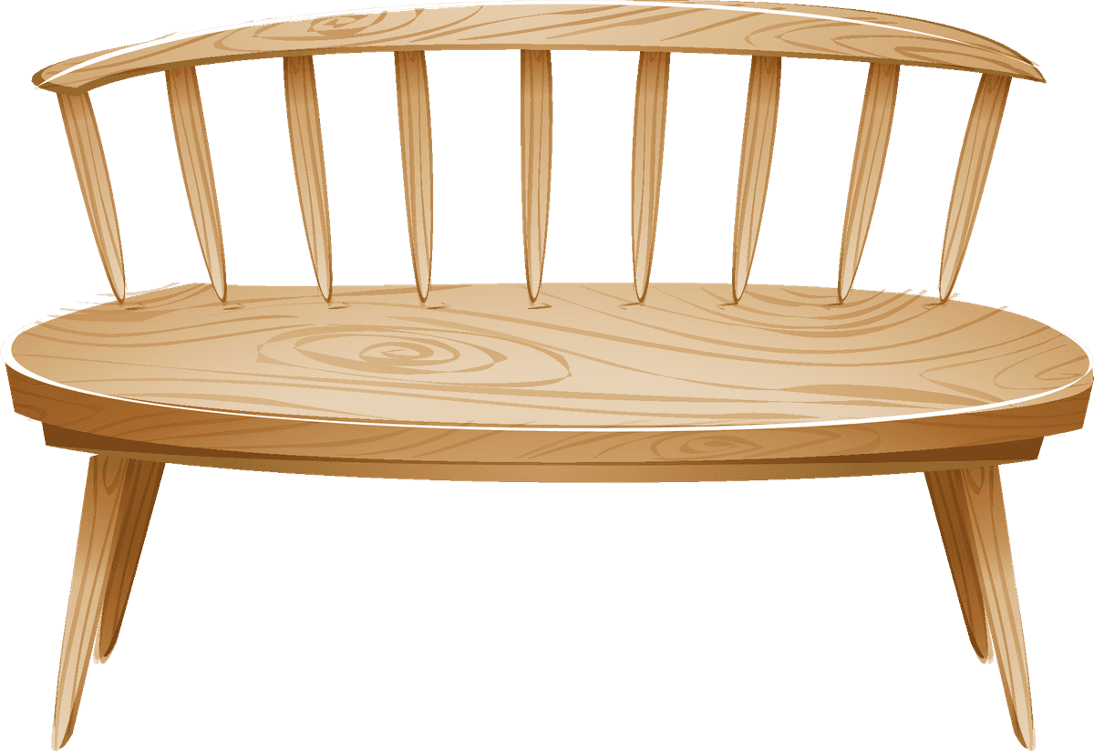 different s of wooden chairs illustration