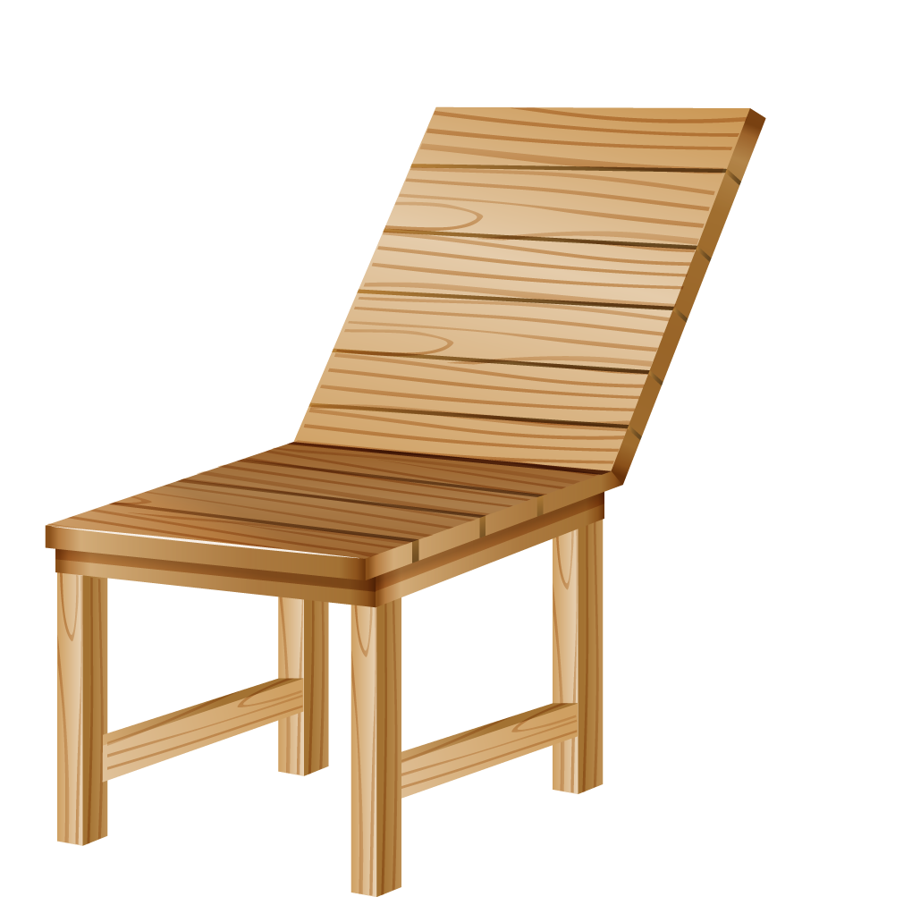 different s of wooden chairs illustration