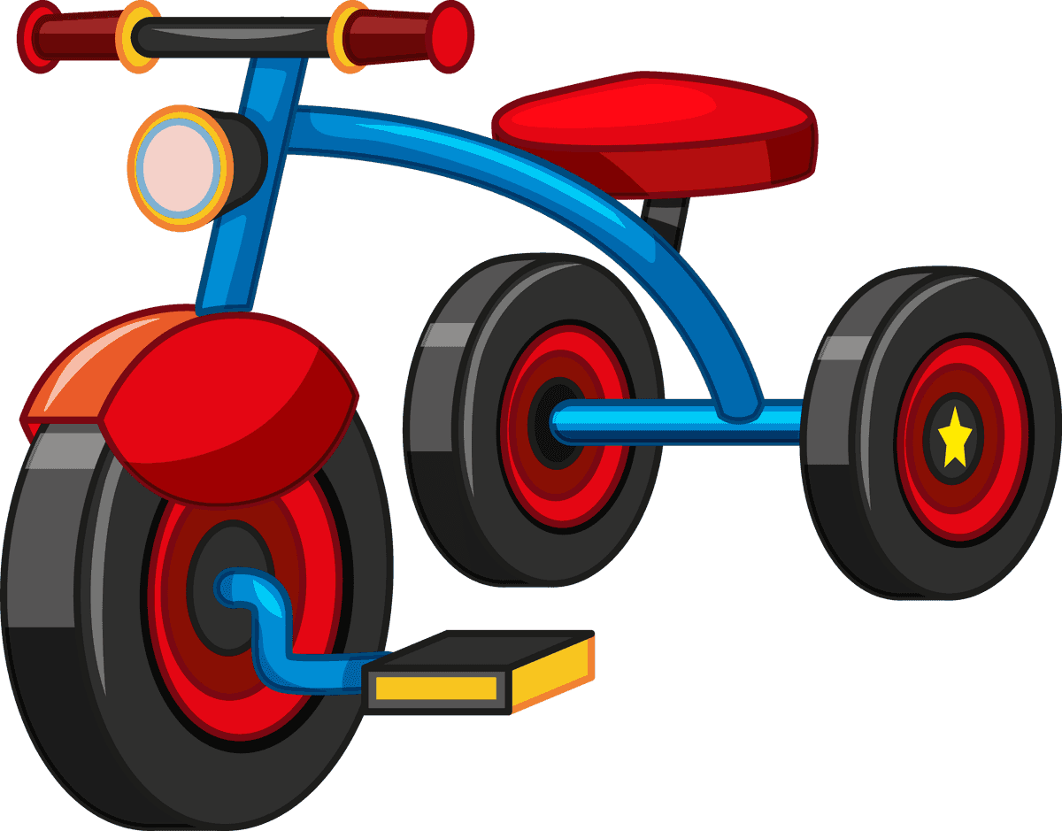 simple kid toys clipart