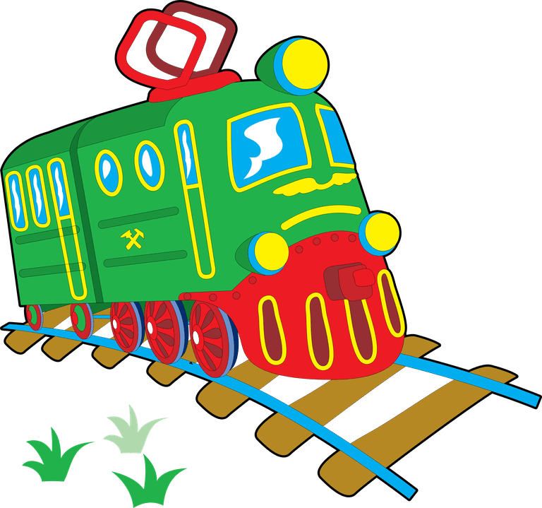 different transportation icons vector showcasing colorful animated train illustrations for fun educational materials