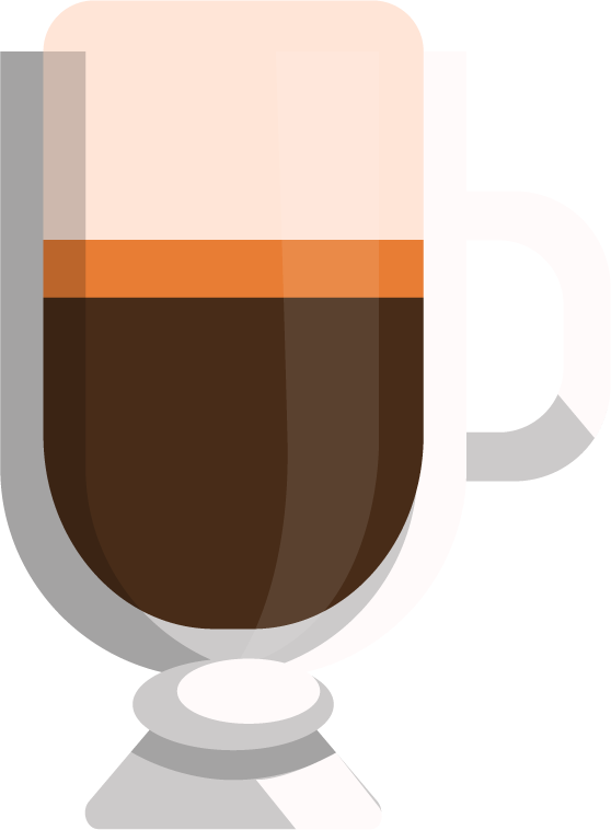 different types coffee illustration showcasing unique flavors and stylish presentations for coffee lovers