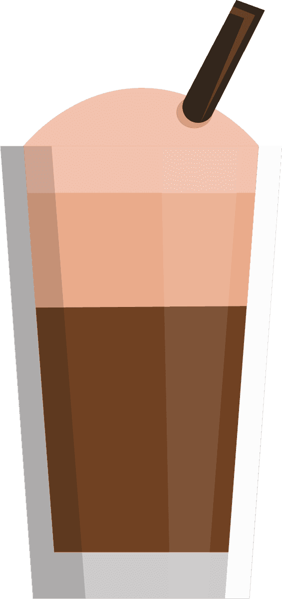 different types coffee illustration showcasing delicious frosted drinks for every coffee lover