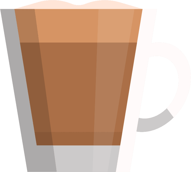different types coffee illustration