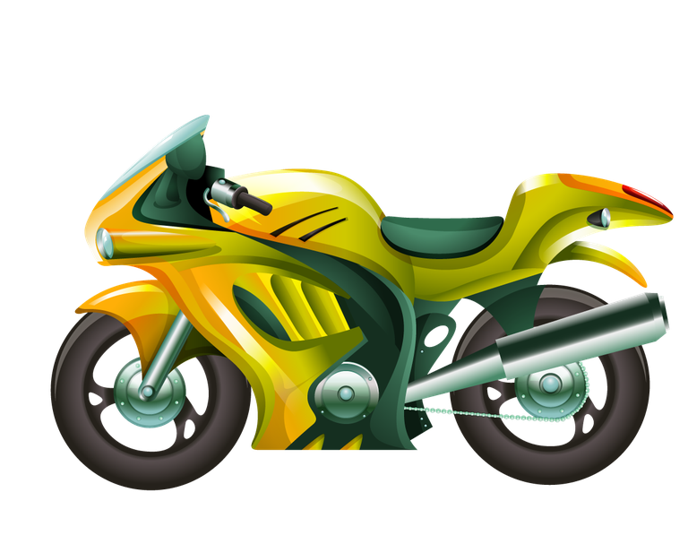 different types motorcycles illustration showcasing vibrant colors and sleek designs for racing enthusiasts