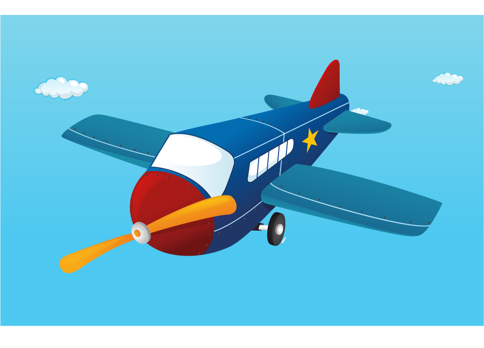 different types of aircrafts illustration showcasing colorful planes in a fun style