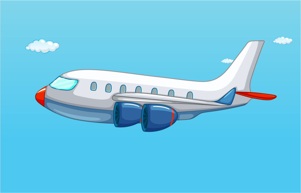 different types of aircrafts illustration showcasing colorful planes in a playful style
