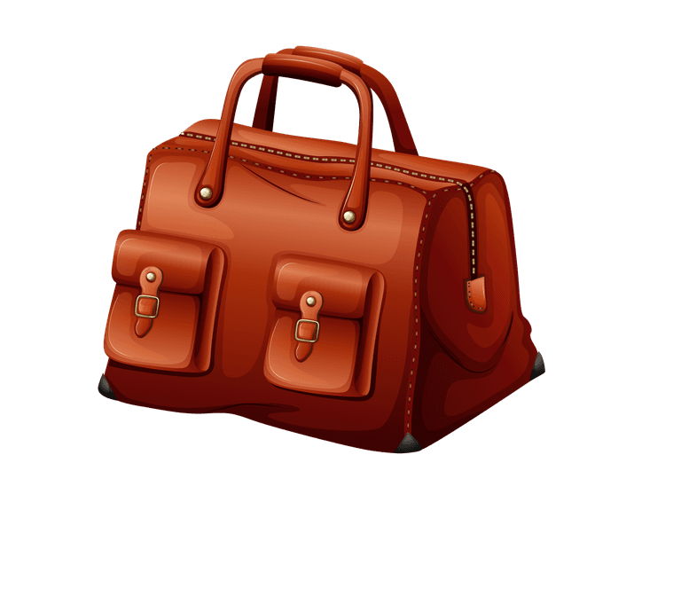 different types of luggages illustration showcasing stylish and functional bags for travel