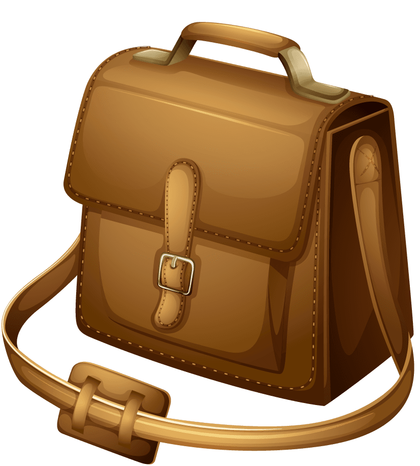 different types of luggages illustration showcasing fashionable bags for travel and everyday use