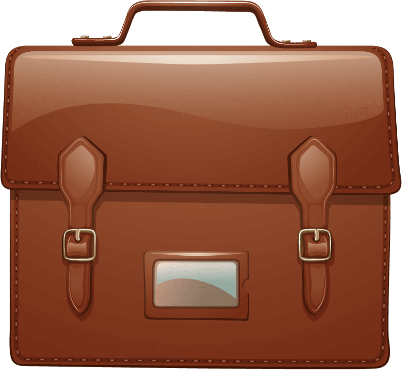 different types of luggages illustration