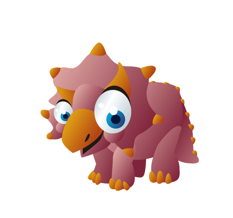 adorable dinosaur cute cartoon animals vector for kids’ educational materials and fun projects