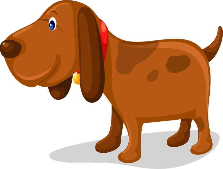 adorable dog cartoon animals vector with friendly expression for children’s projects