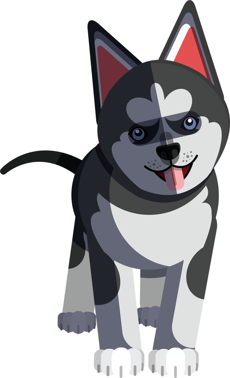dog dog species icons cute colored cartoon 