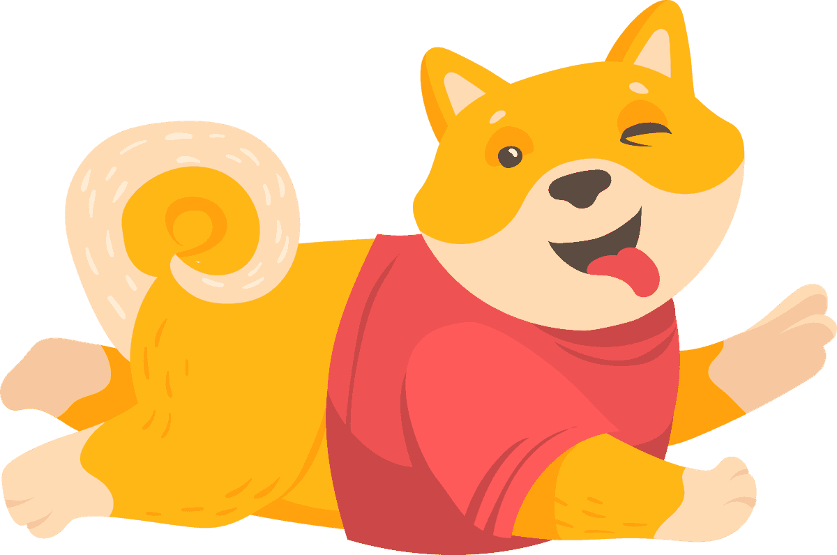 dog funny akita puppy set for playful art, stickers, and merchandise