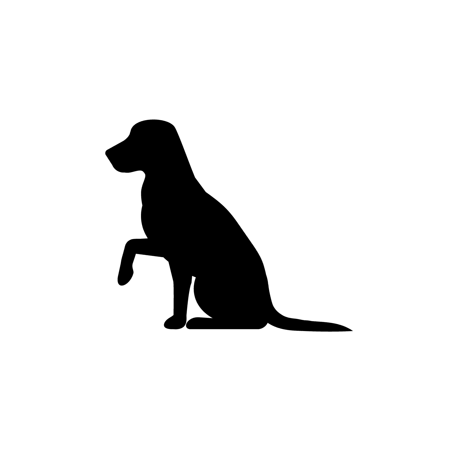 dogs silhouette black dogs clipart