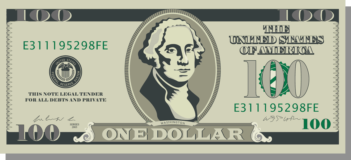 dollar cash icons flat classic design