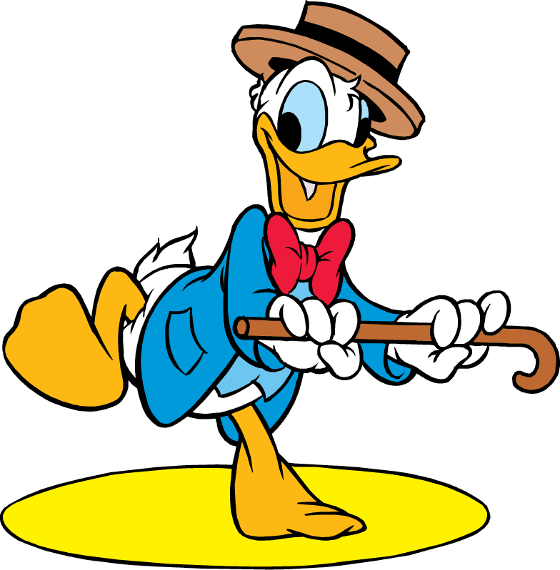donnan duck disney cartoon clip art collection