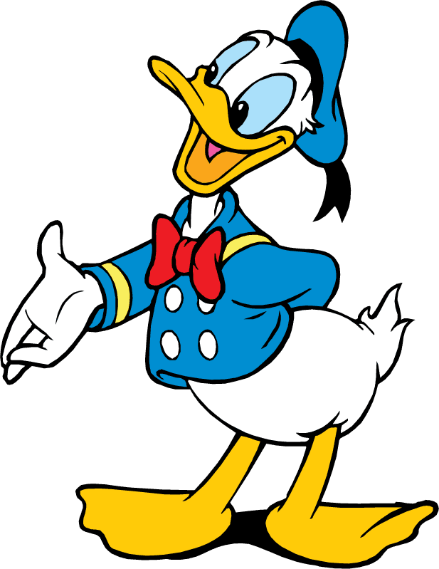 donnan duck disney cartoon clip art collection