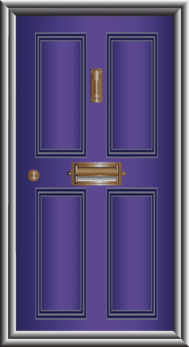 secure and stylish purple door door security door vector for modern homes