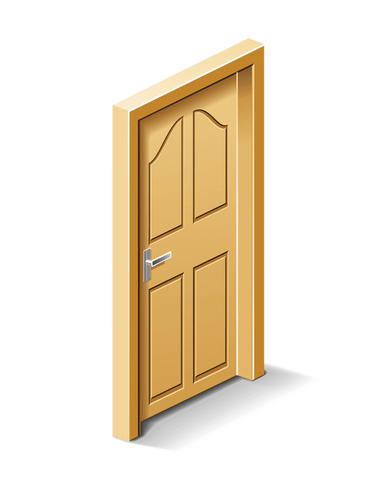 door fine doors and windows icon vector