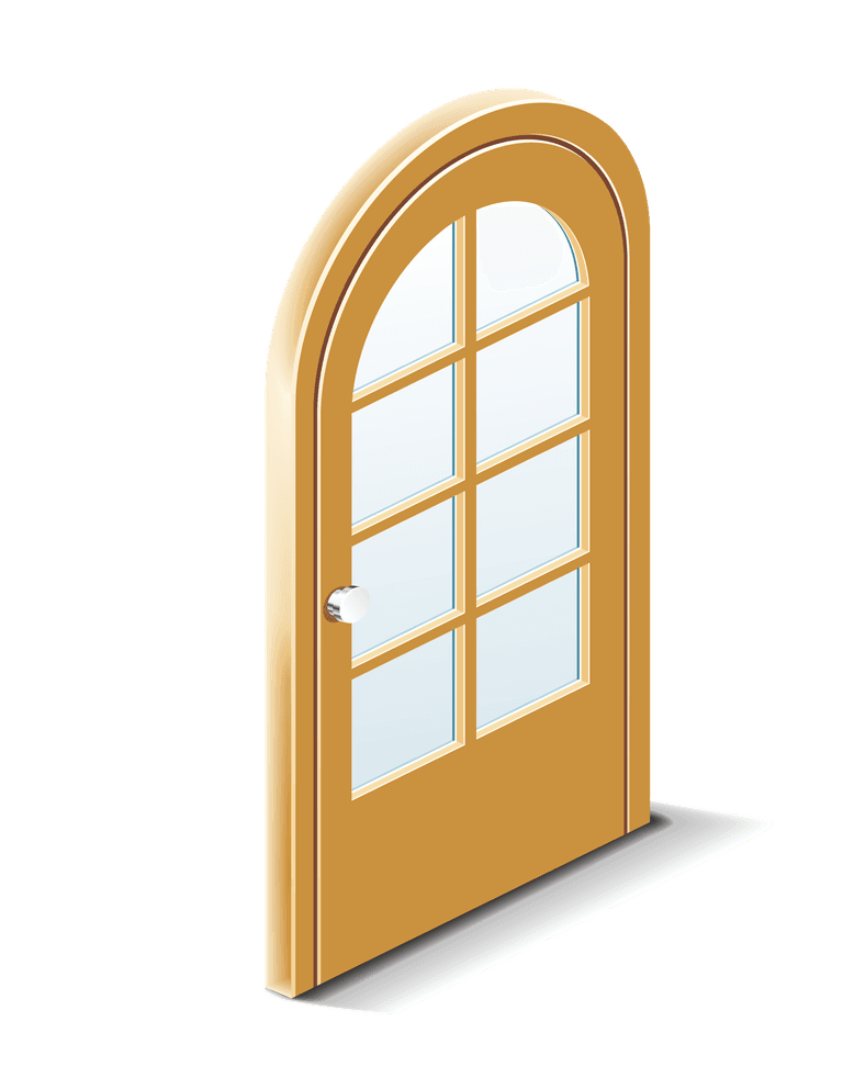 door fine doors and windows icon vector