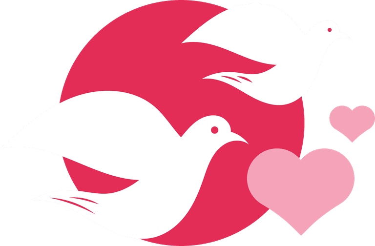 dove doves that would be great for wedding invitation symbol of peace poster and labels