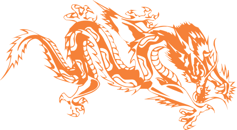 dragon shape pattern dragons