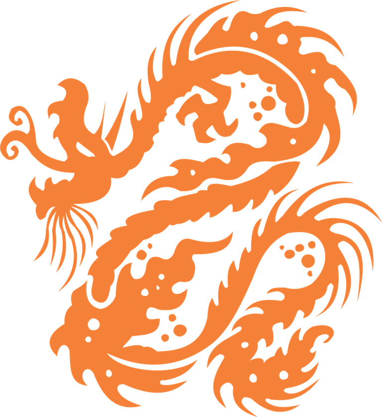 dragon shape pattern dragons for creative backgrounds and cultural projects