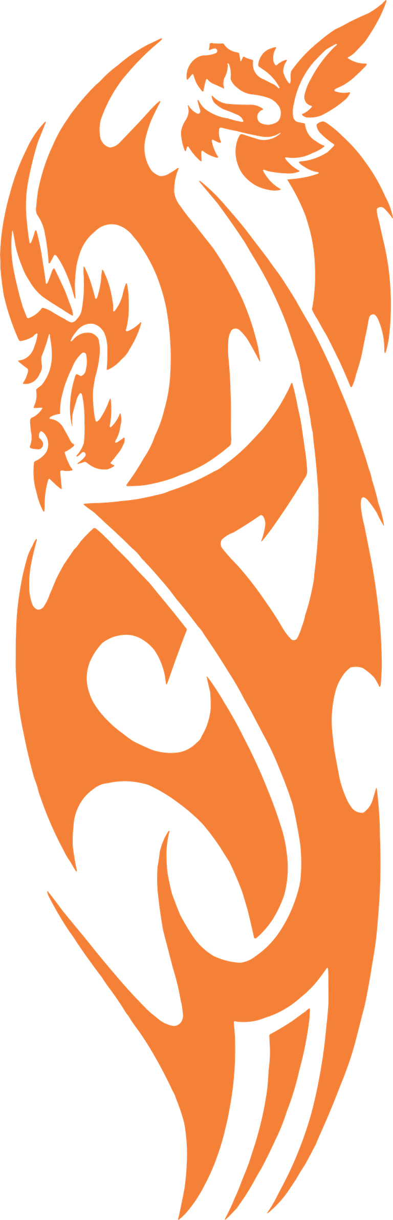 dragon shape pattern dragons for unique tattoos and artistic branding