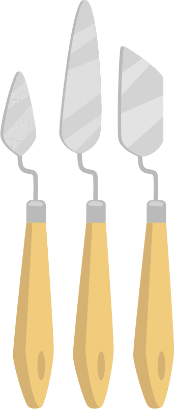 Simple drawing painting tools illustration