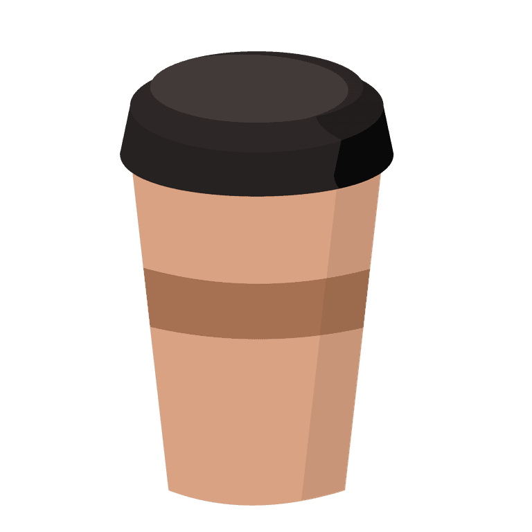 flat vector illustration of popular drinks for food and beverage applications