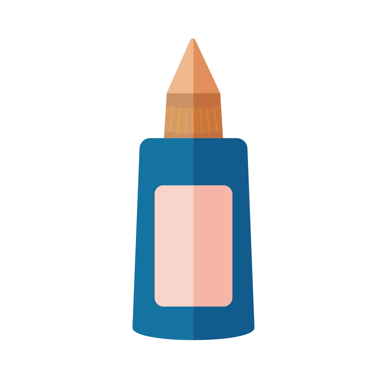 duo colors school element flat icon
