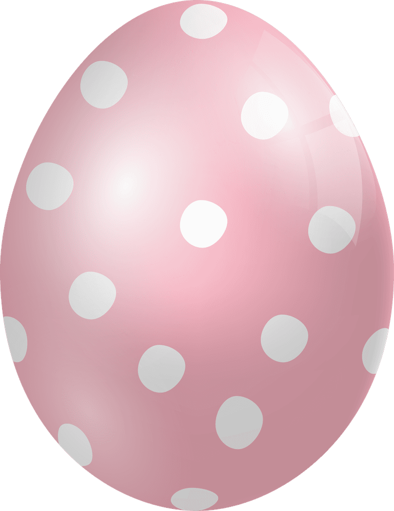 easter eggs isolated background