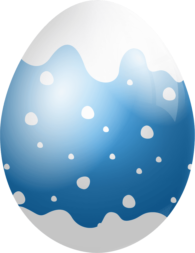 easter eggs isolated background for spring celebrations and festive decorations