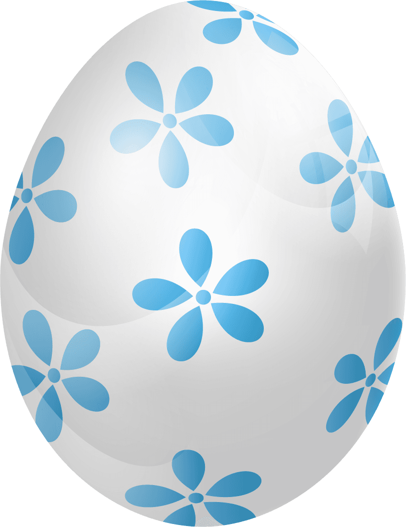 easter eggs isolated background