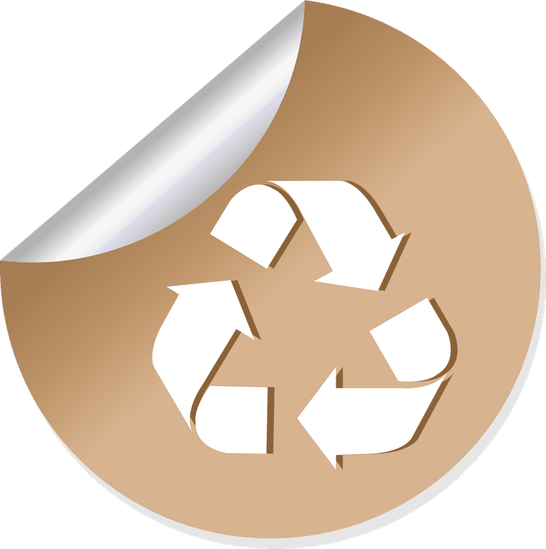 eco bio label and badge