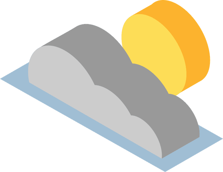 Isometric energy and electric technology illustration