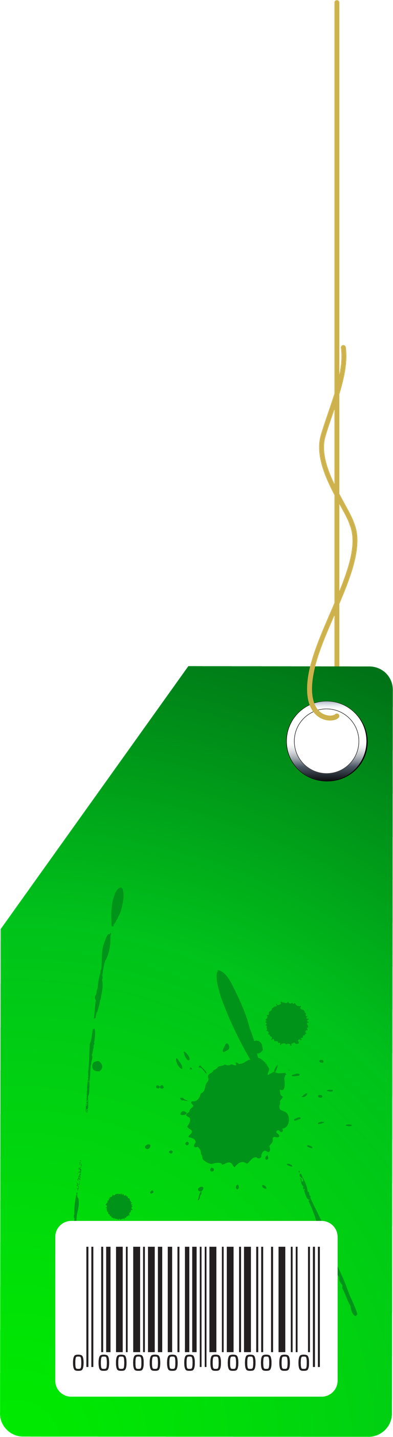 ecological energy saving green tag for sustainable product labeling and branding purposes